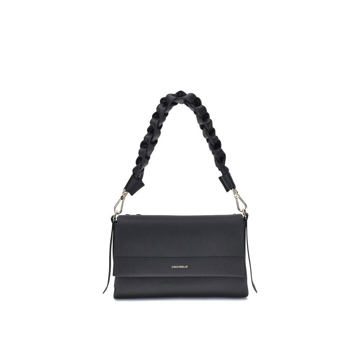 Boheme Shoulder Bag with Woven Handle and Versatile Strap Wo - main product photo