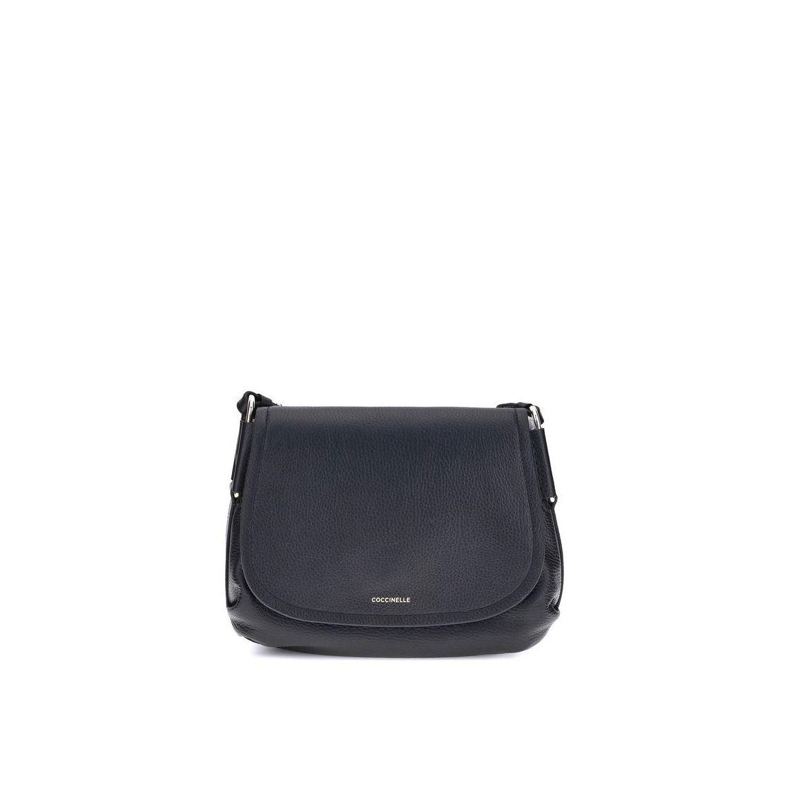 Elegant Curved Leather Shoulder Bag with Adjustable Strap Wo - main product photo