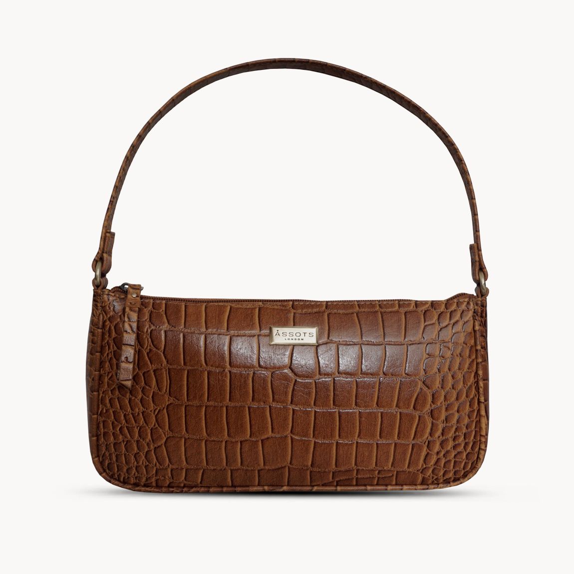 ZERA' Real Leather Baguette Shoulder Bag main product photo