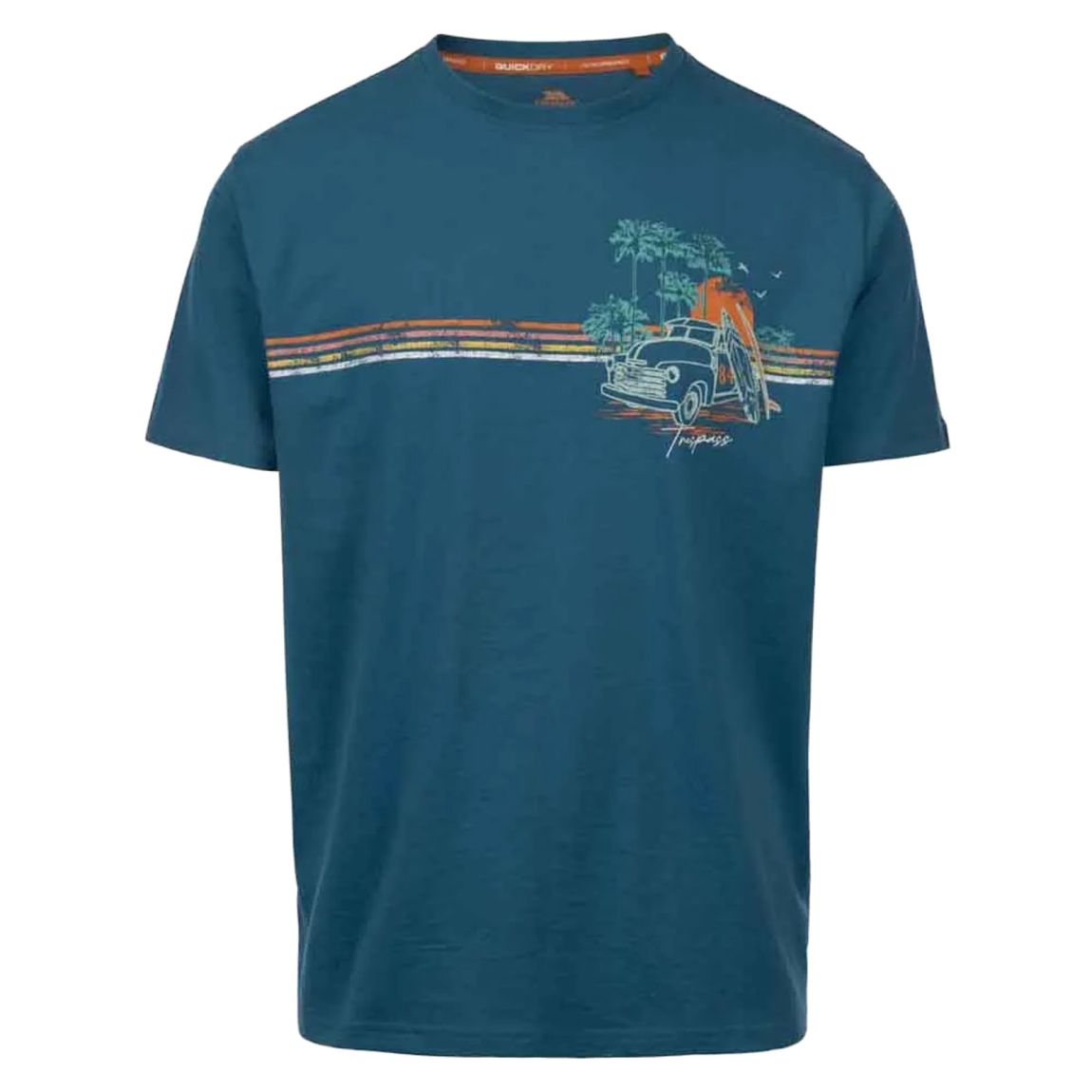 T-Shirt Zama Cotton Bondi Blue main product photo