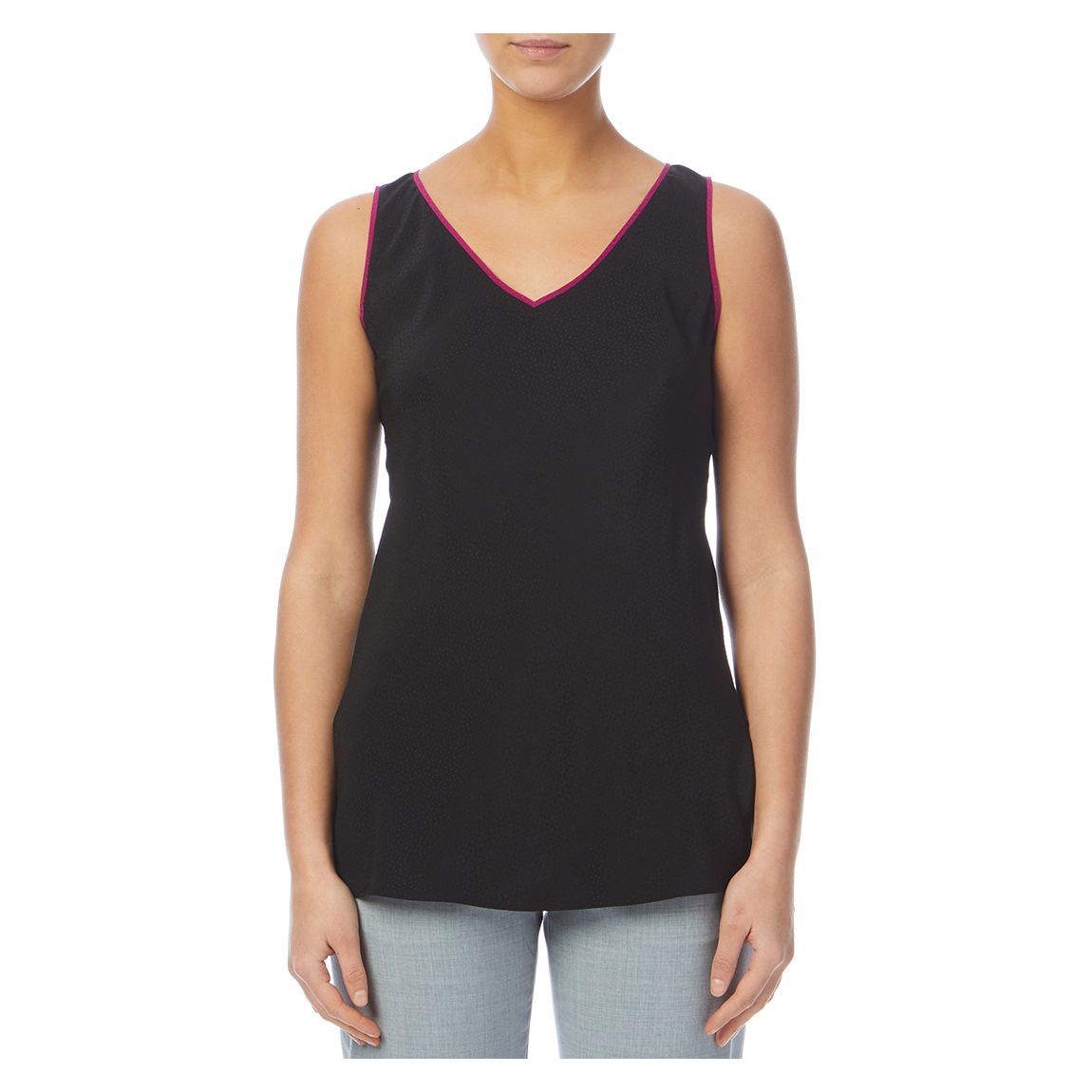 Black Silk Cami Top main product photo