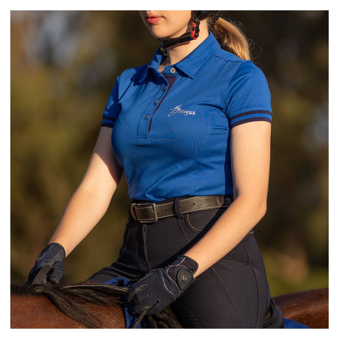 Blue benneton Polo Shirt main product photo