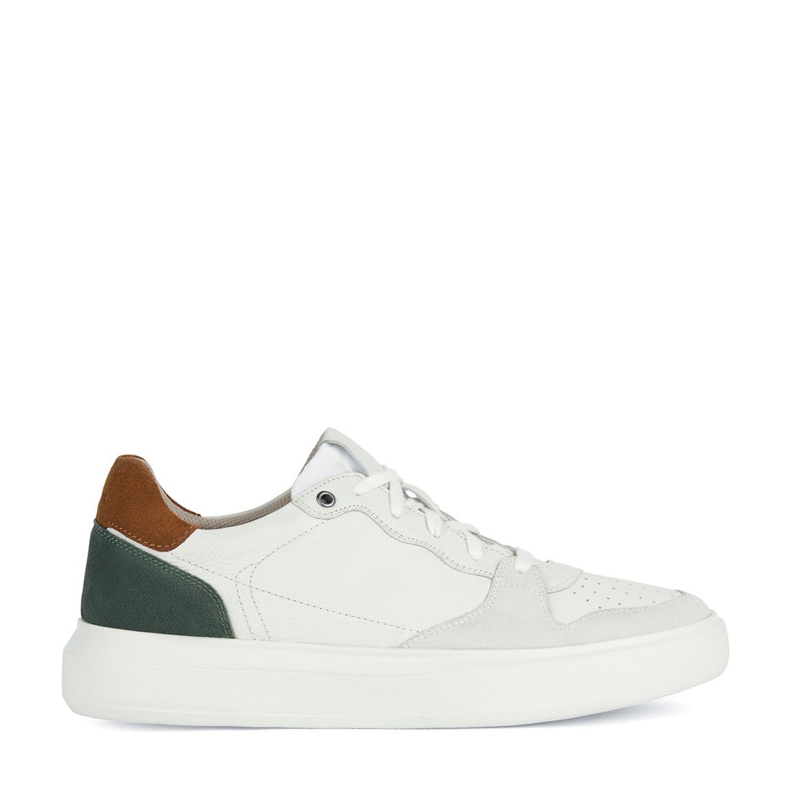 White Multi Deiven Leather Trainers main product photo