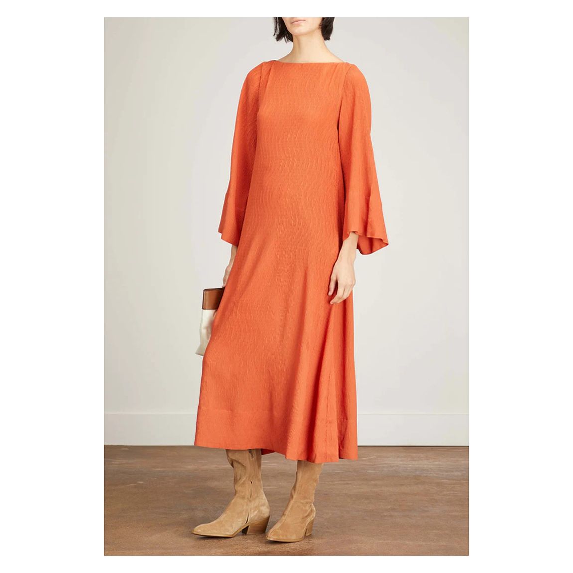 Burnt Orange Genevieve Maxi Dress main product photo