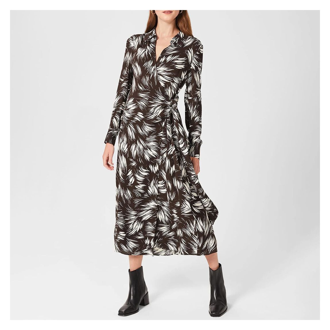 Black Nieve Floral Print Dress main product photo