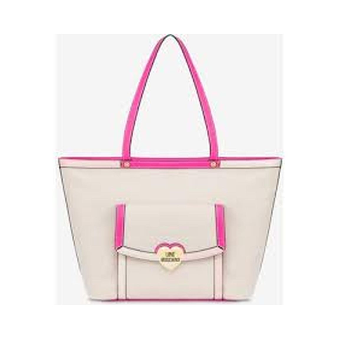 Tote Bag Heart Detail Wo - Brown Shoulder Bags main product photo