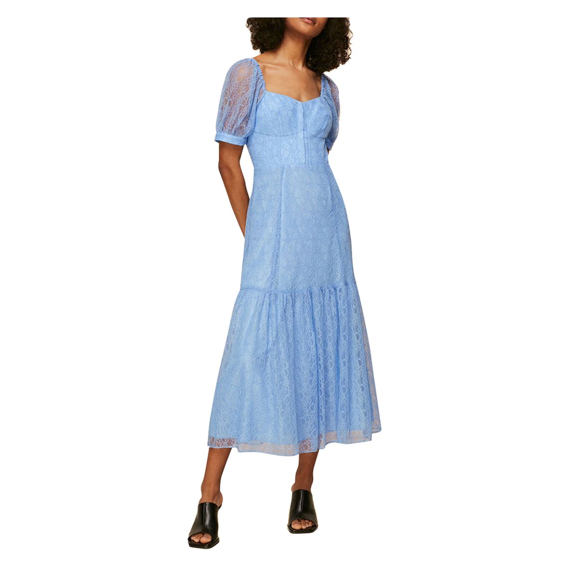 Blue Lace Corset Dress main product photo