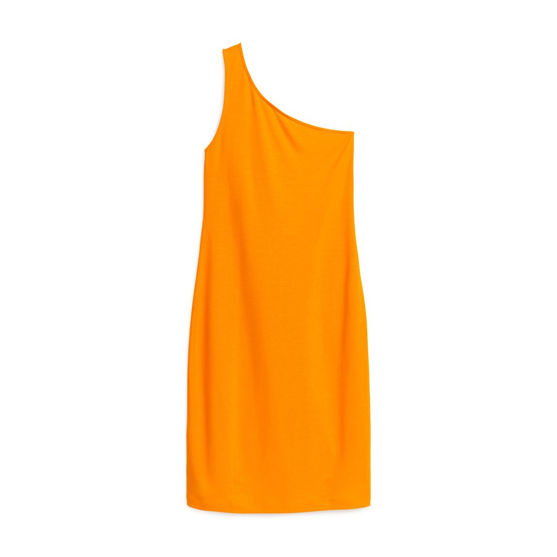 Orange One Shoulder Beach Dress main product photo