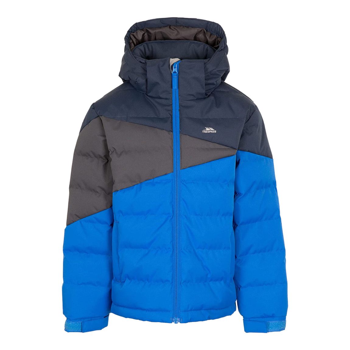Padded Jacket Layout Polyester Blue main product photo