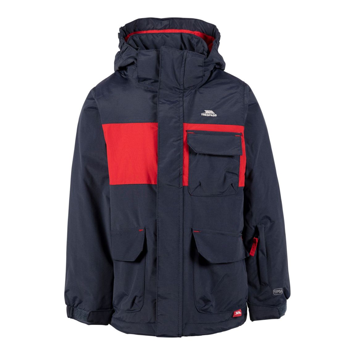 Ski Jacket Montee Polyester Navy/Red main product photo