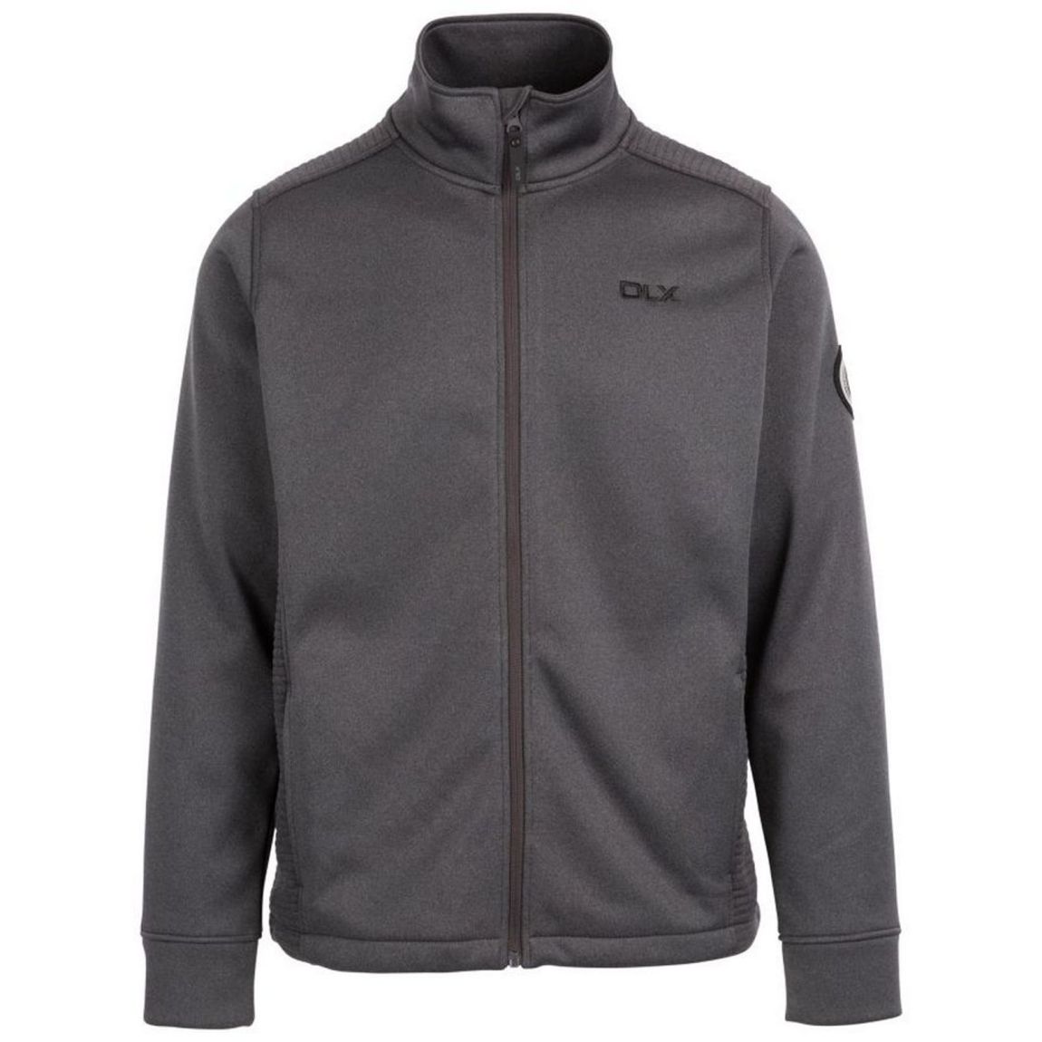 Fleece Jacket Angus Polyester Dark Grey main product photo