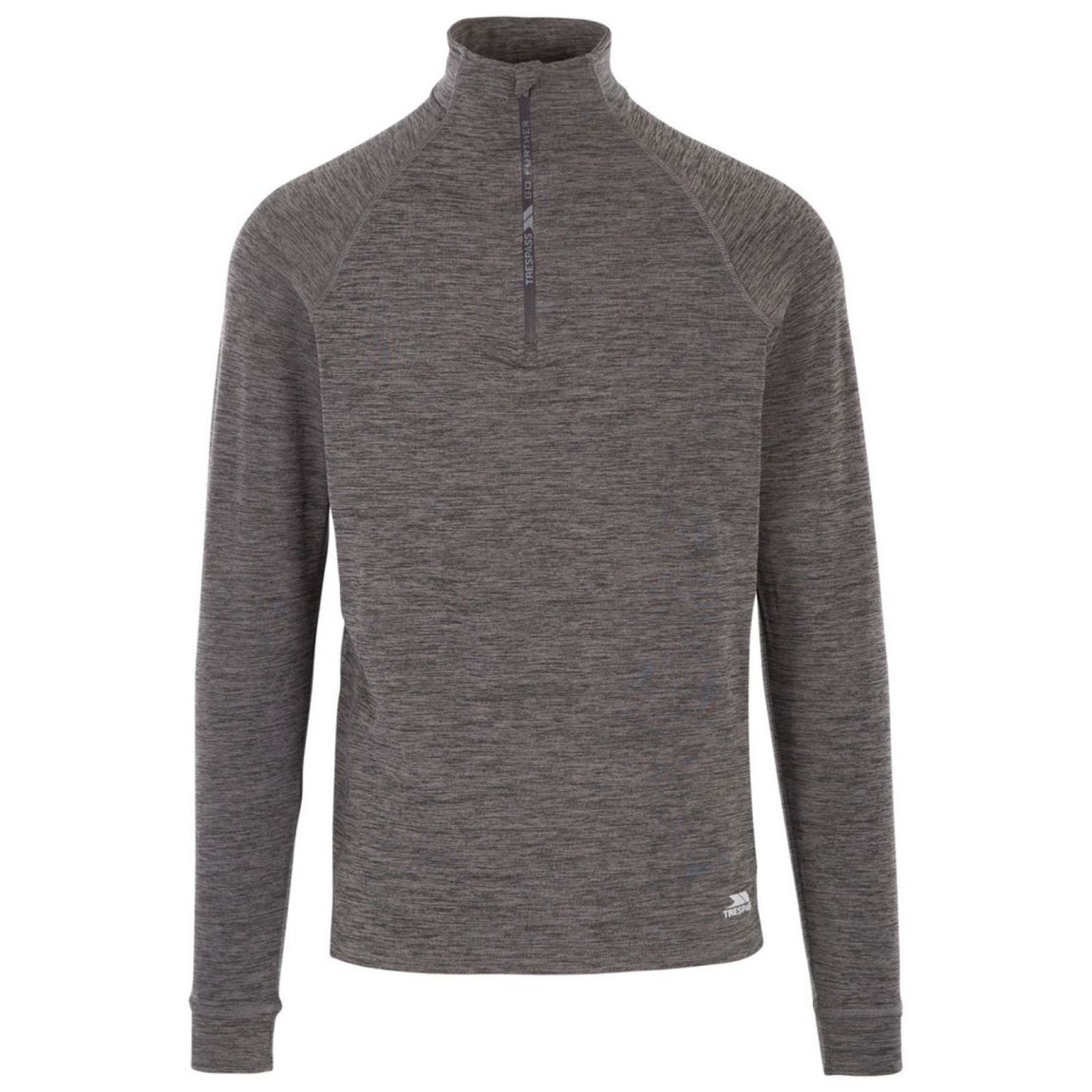 Fleece Top Harold Polyester Black Marl main product photo