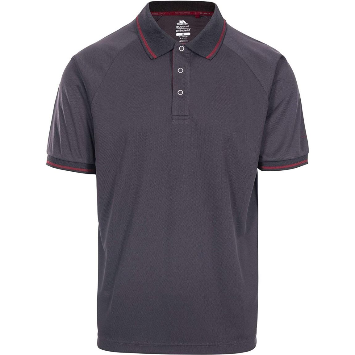 Polo Shirt Polyester Dark Grey main product photo