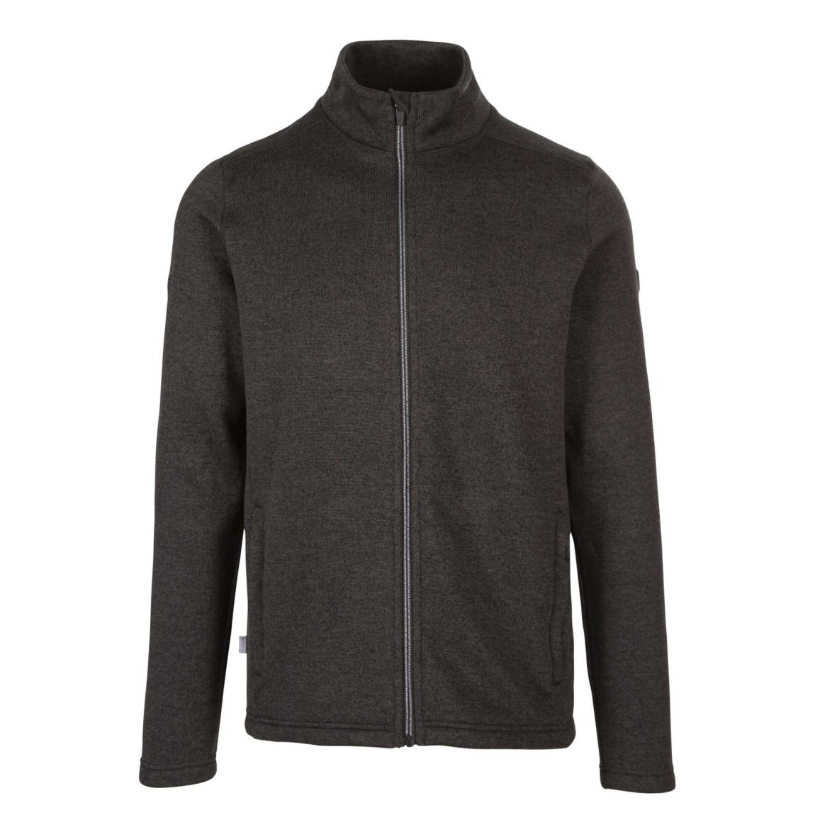 Fleece Jacket Rundel Recycled Polyester Dark Grey Marl main product photo