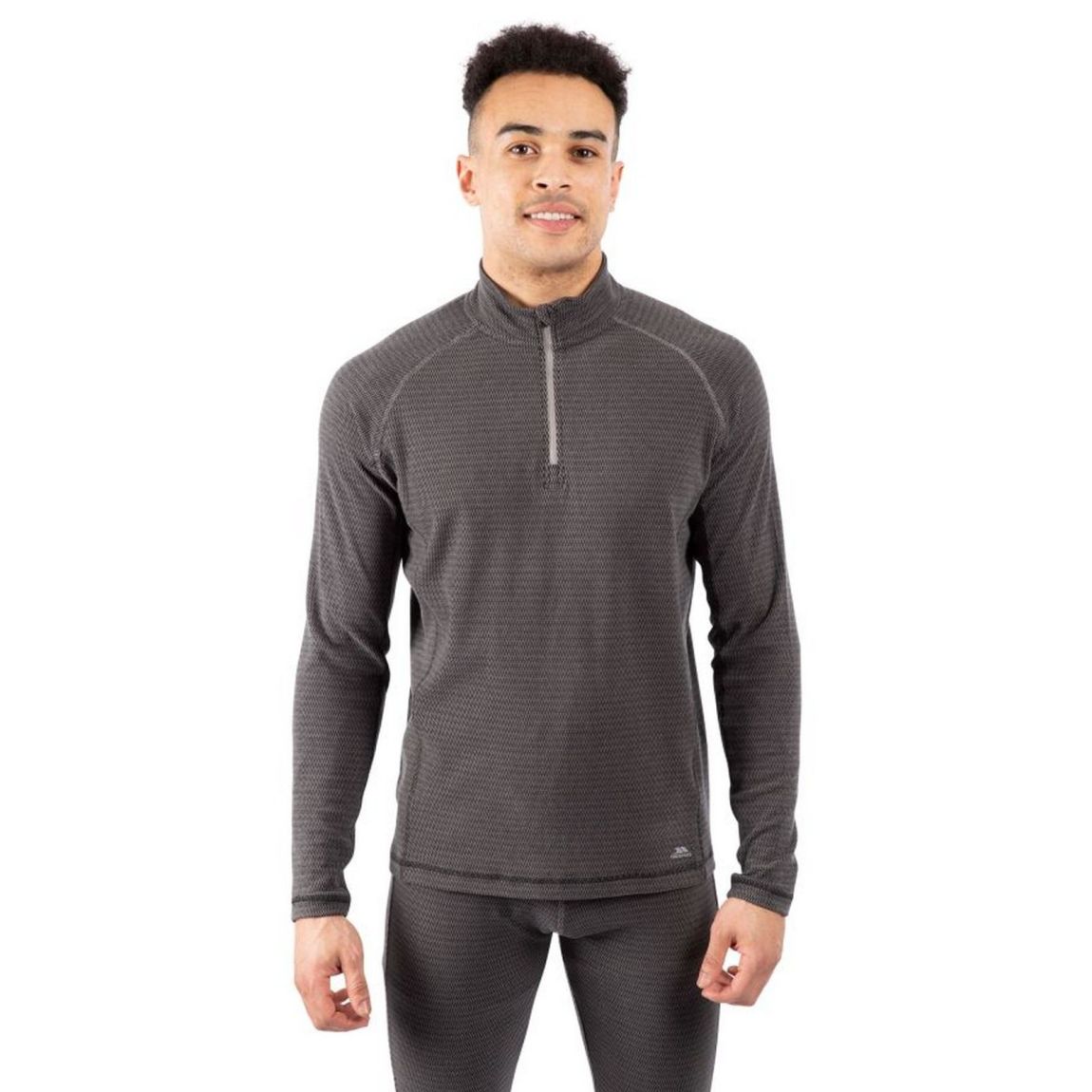 Base Layer Top Del Polyester Black/Storm Grey main product photo