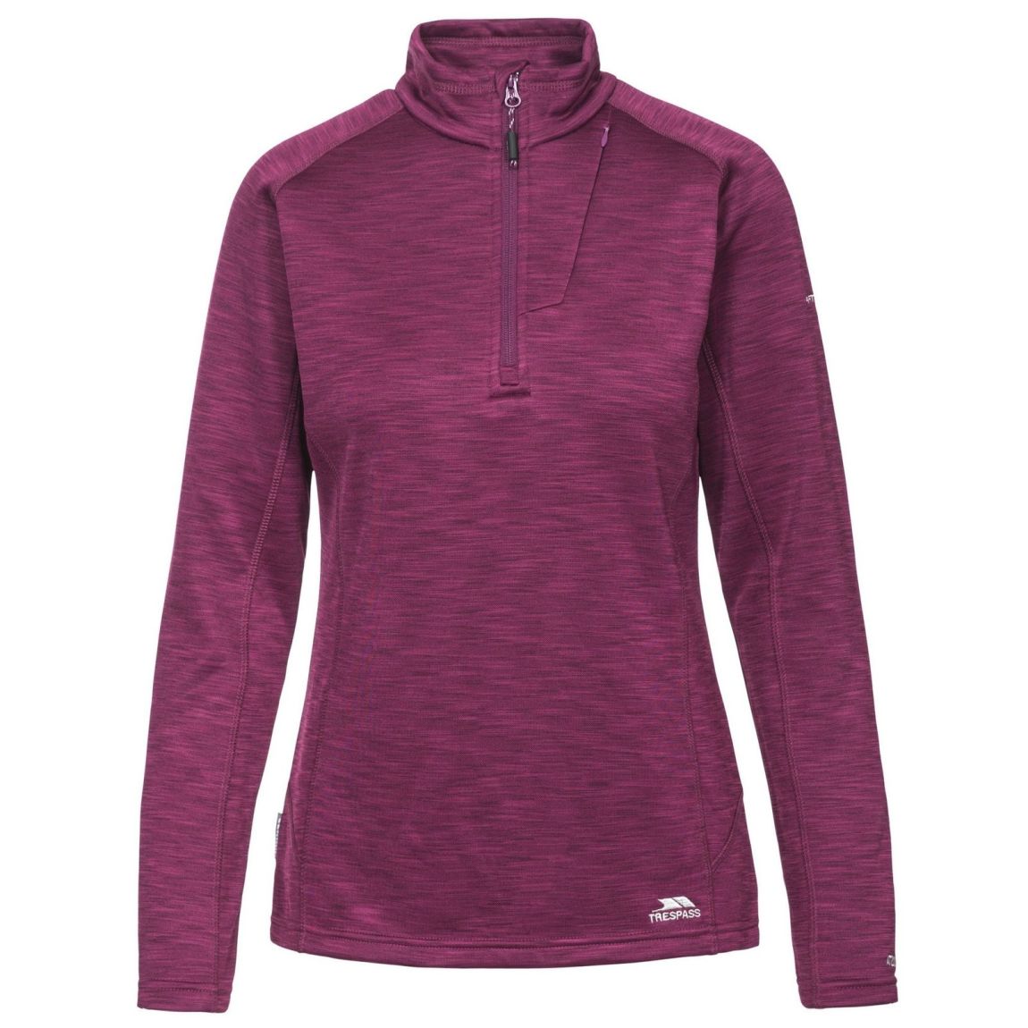 Fleece Jacket Fairford Polyester Grape Wine Marl main product photo