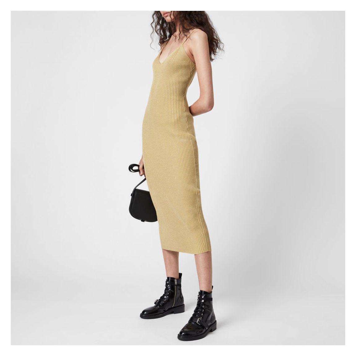 Gold Lexi Midi Dress main product photo