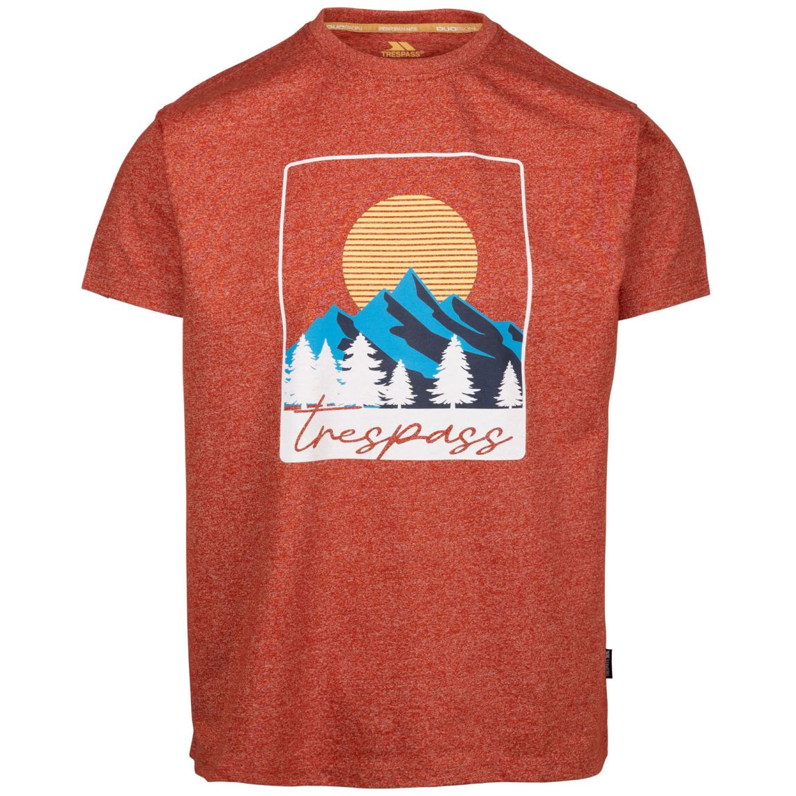 T-Shirt Idukki Cotton Burnt Orange main product photo