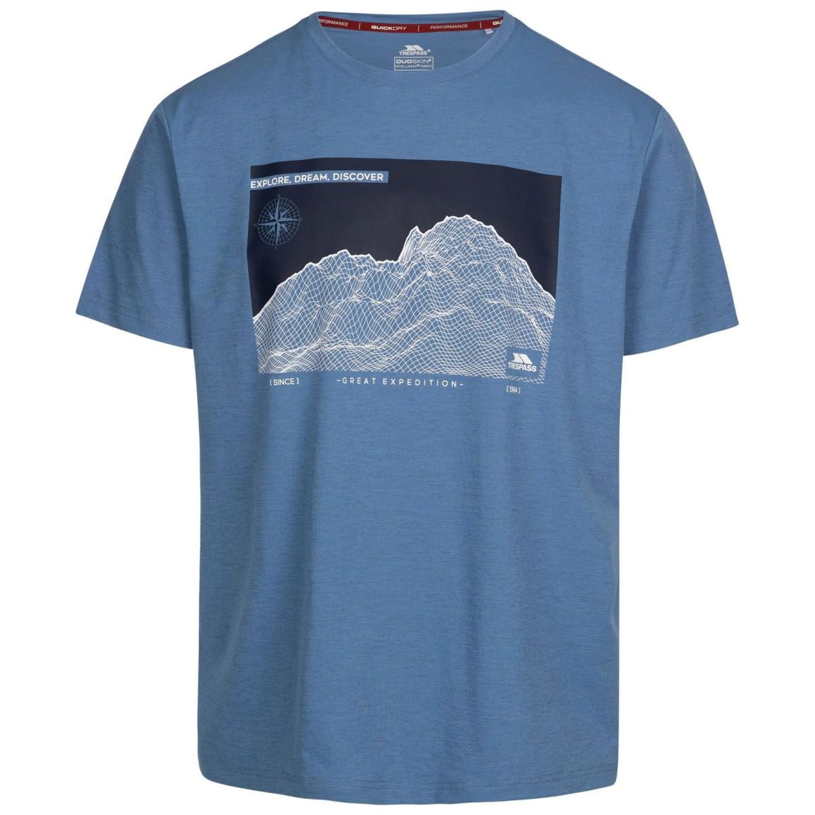 T-Shirt Sirgis Polyester Denim Blue main product photo