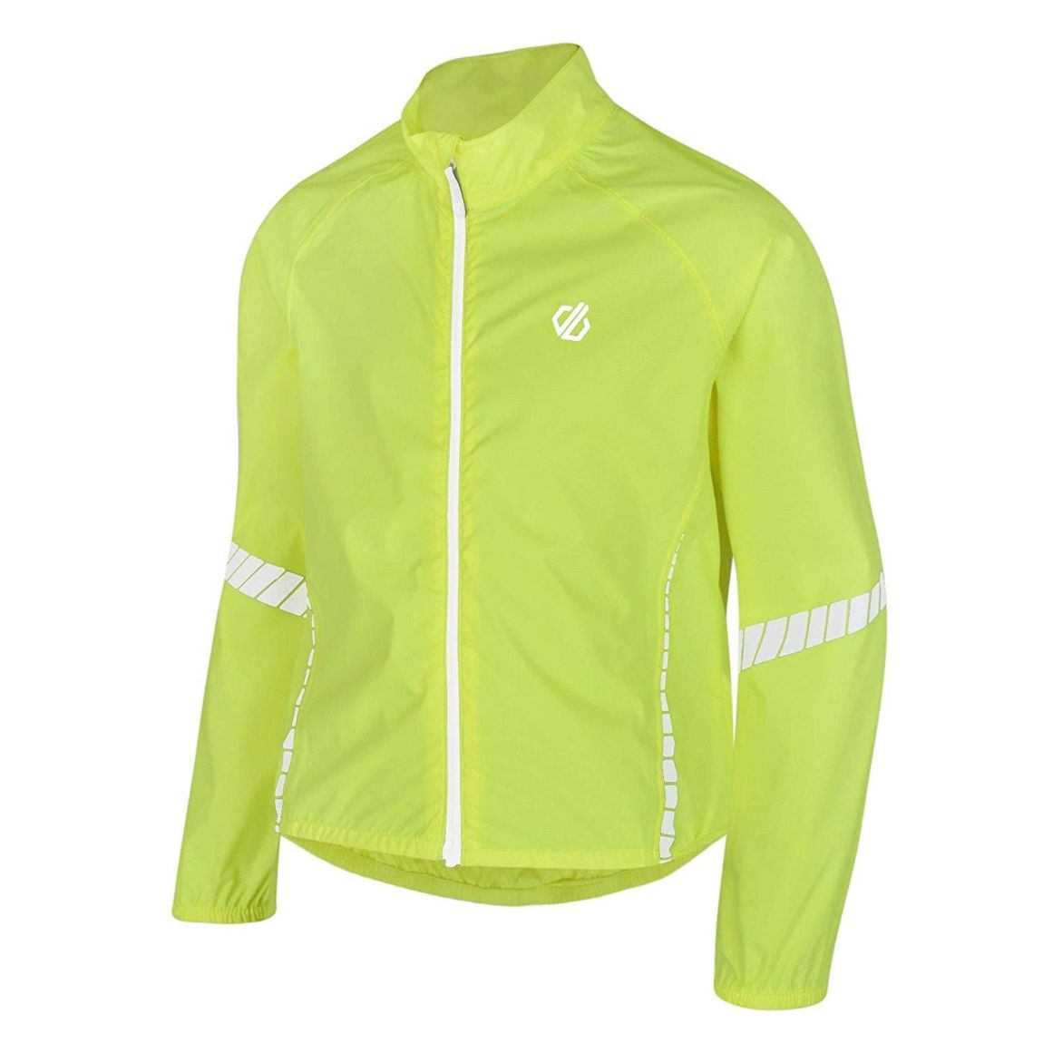 Cycling Jacket Cordial Polyester Fluro Yellow