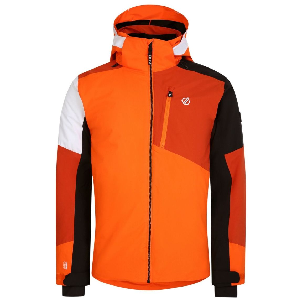 Ski Jacket Halfpipe Recycled Polyester Puffins Orange/Black main product photo