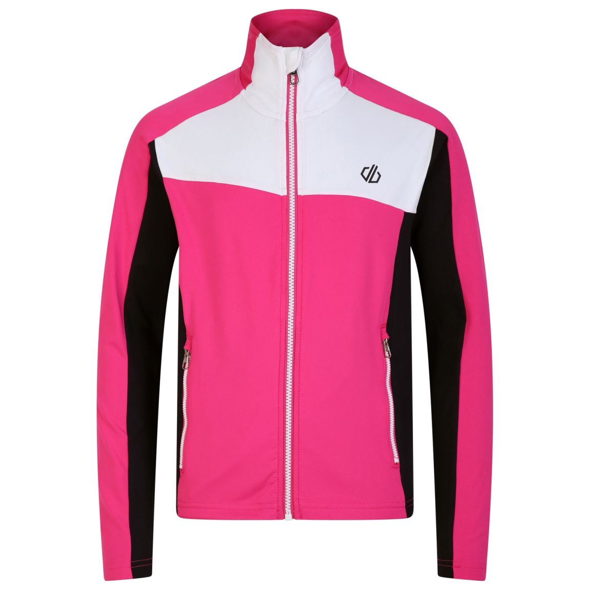 Midlayer Emergent Core Polyester Pure Pink/Black main product photo