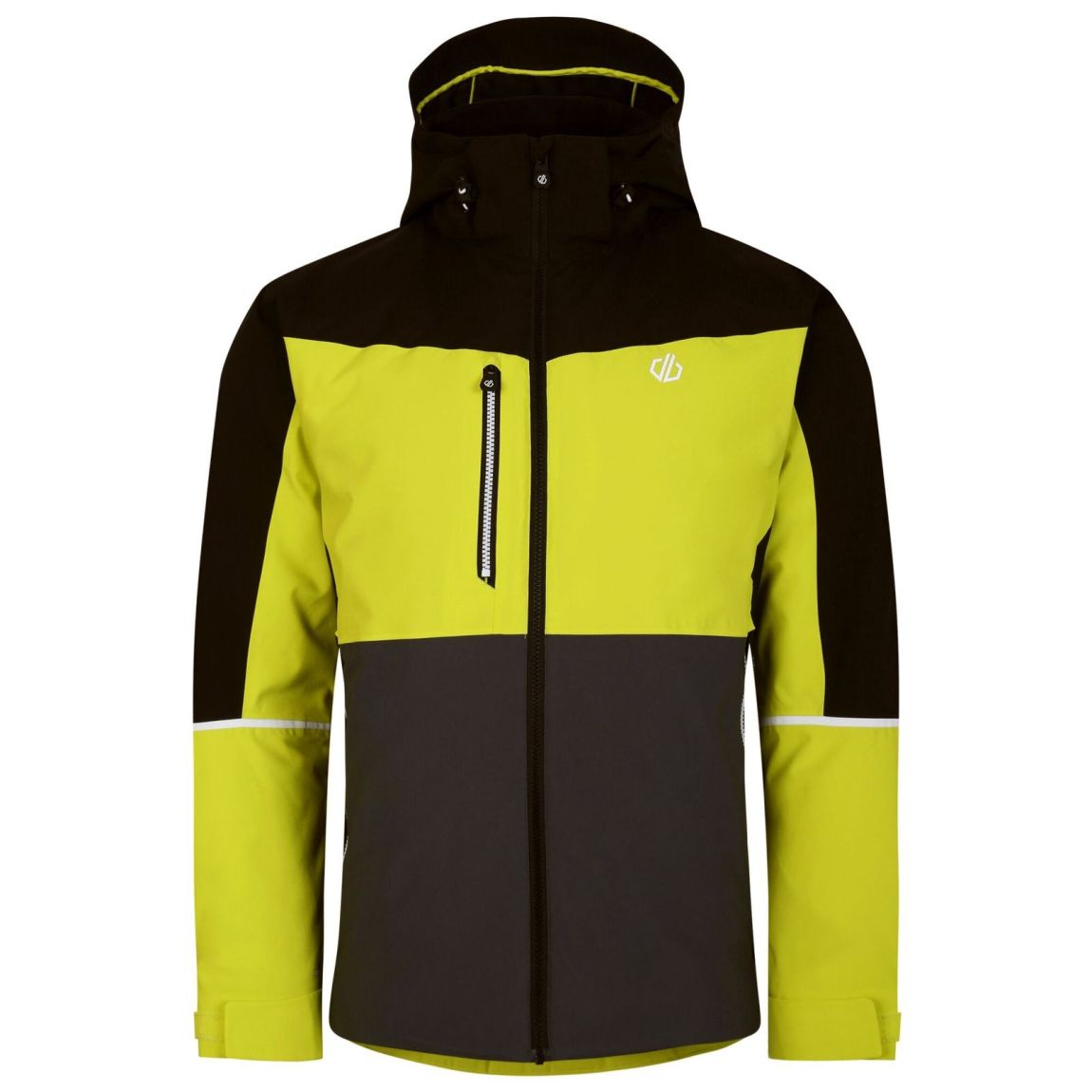 Ski Jacket Eagle Recycled Polyester Neon Spring/Black main product photo