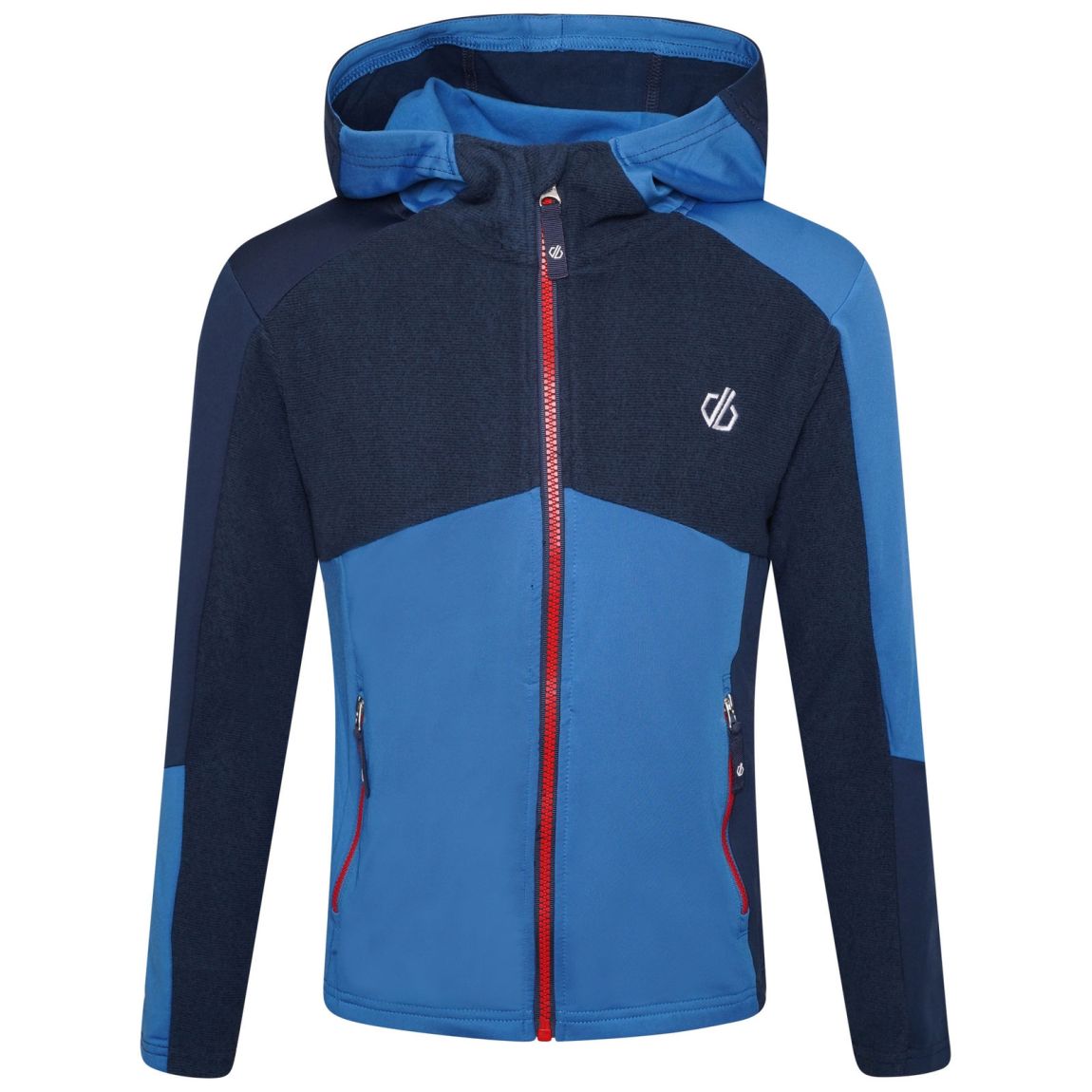 Full Zip Hoodie Hero Polyester Moonlight Denim/Vallarta Blue main product photo