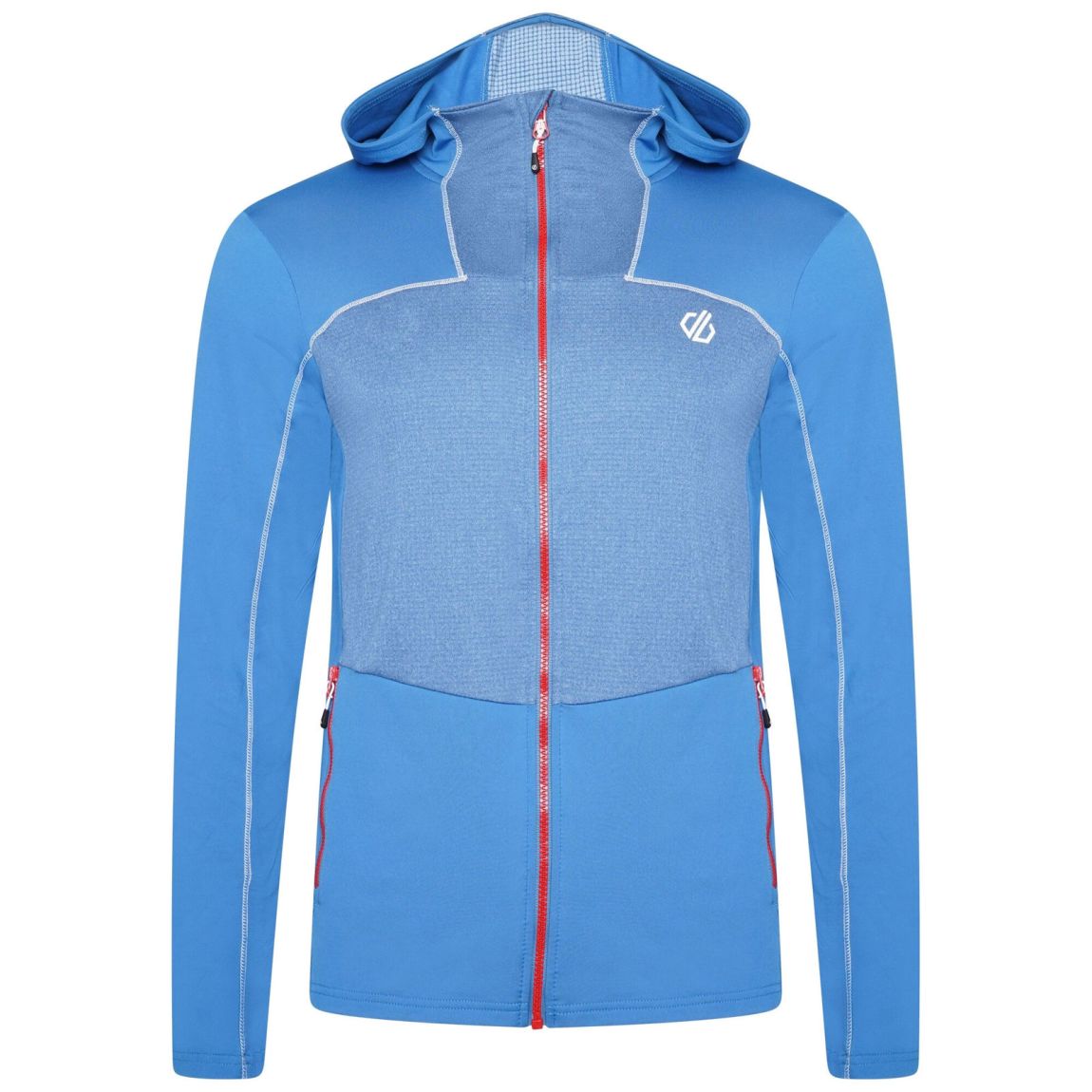 Full Zip Hoodie Revive II Polyester Vallarta Blue main product photo