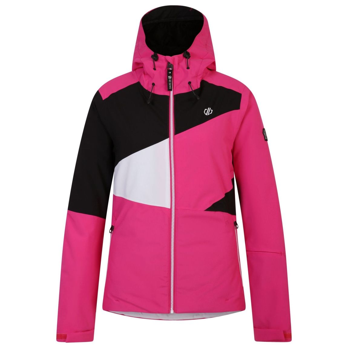 Ski Jacket Ice Recycled Polyester Pure Pink/Black main product photo