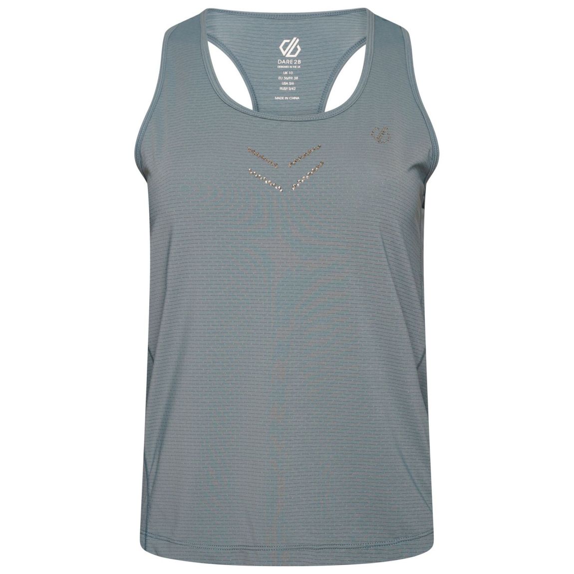 Vest Crystallize Polyester Bluestone main product photo