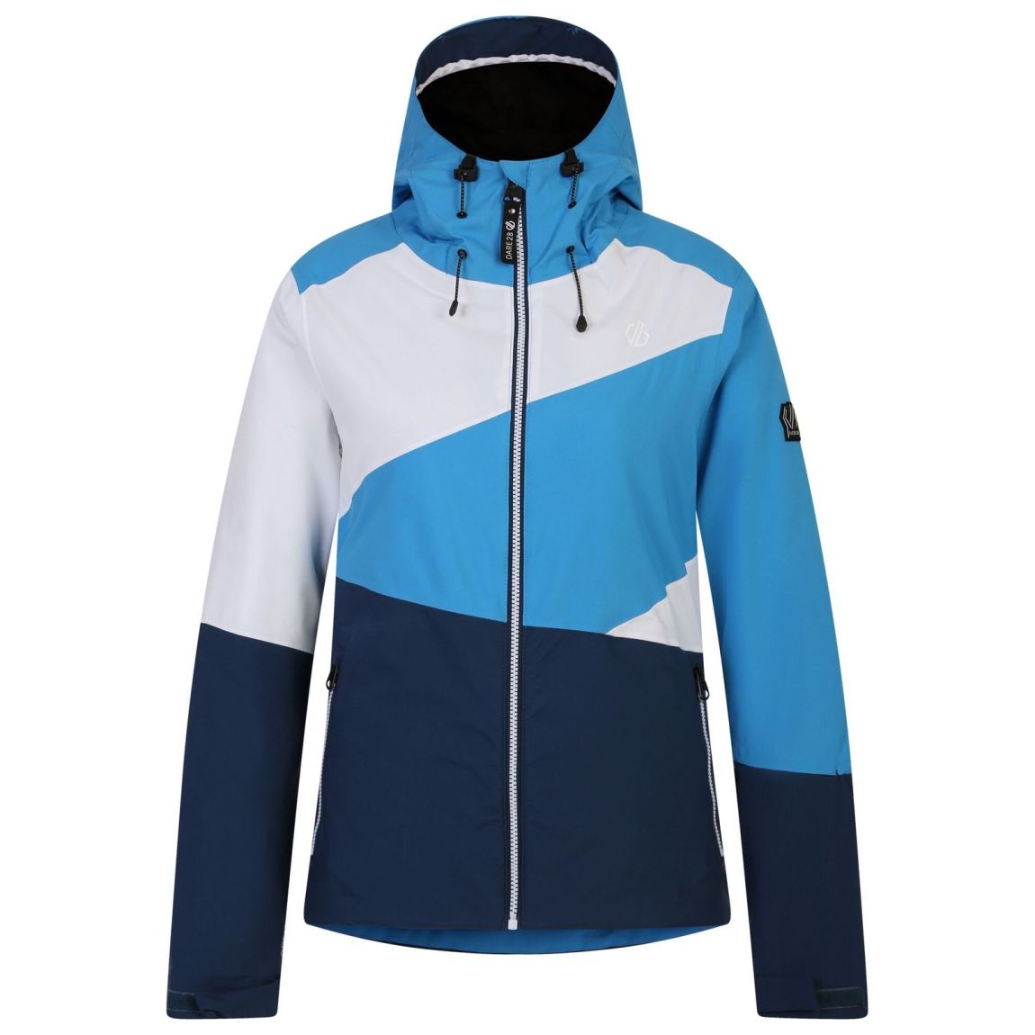 Ski Jacket Ice Recycled Polyester Swedish Blue/Moonlight Denim main product photo