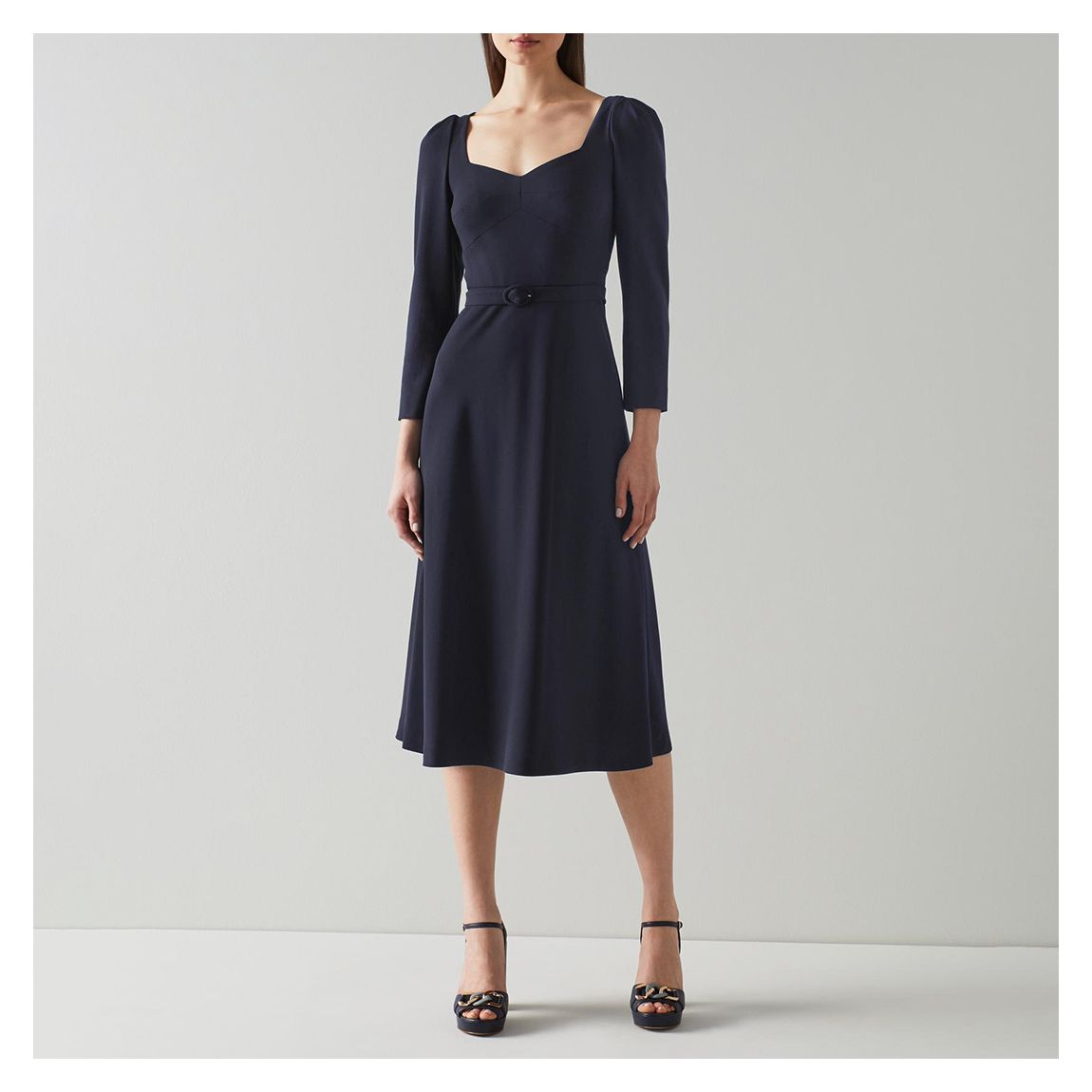Navy Katerina Midi Dress main product photo