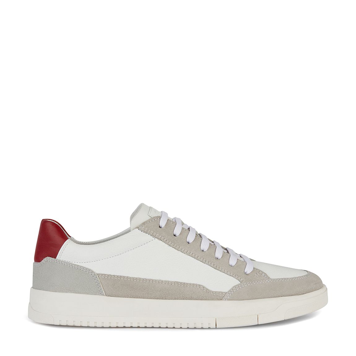 Mens Grey Leather Segnale Trainer main product photo