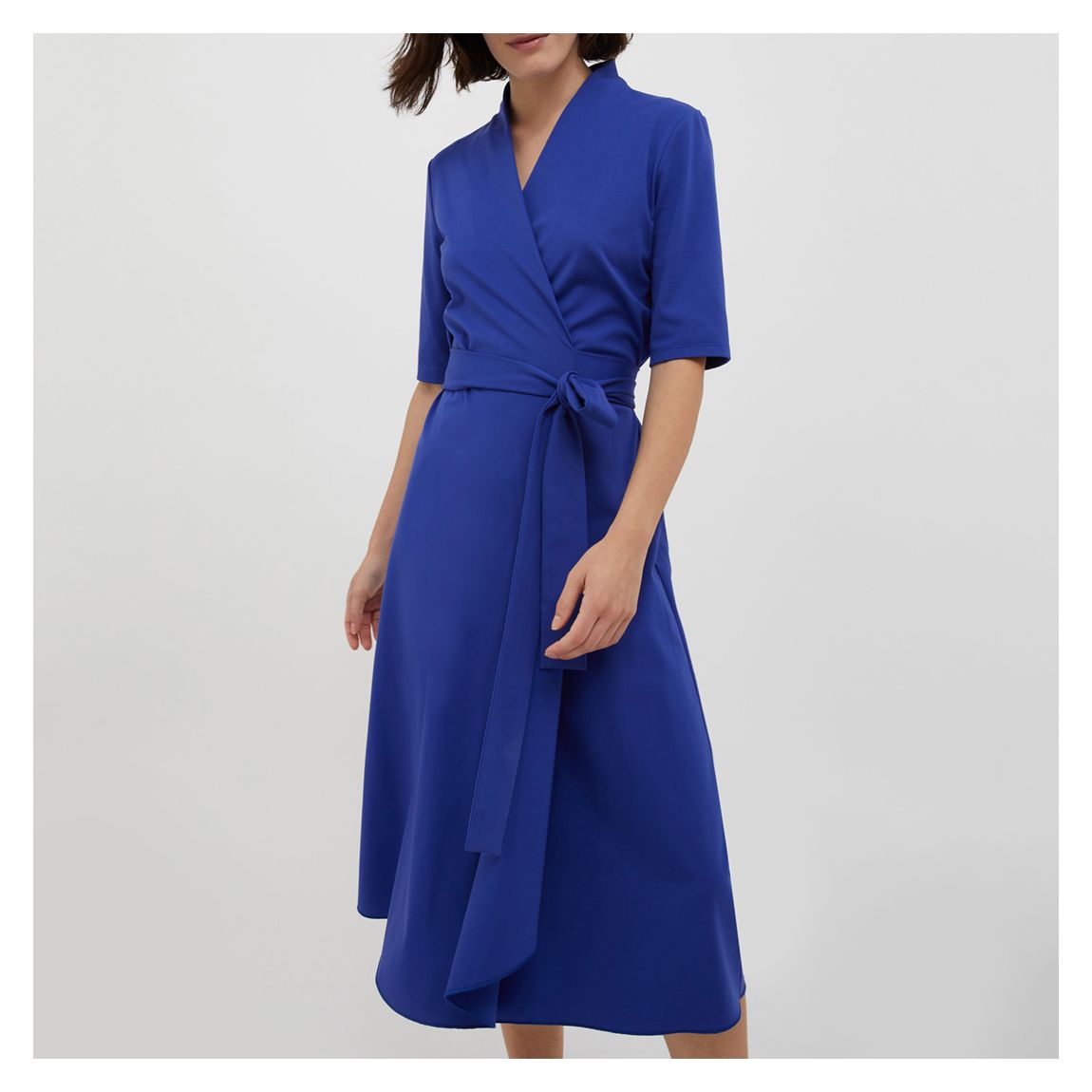 Blue Culmine Tie Midi Dress main product photo