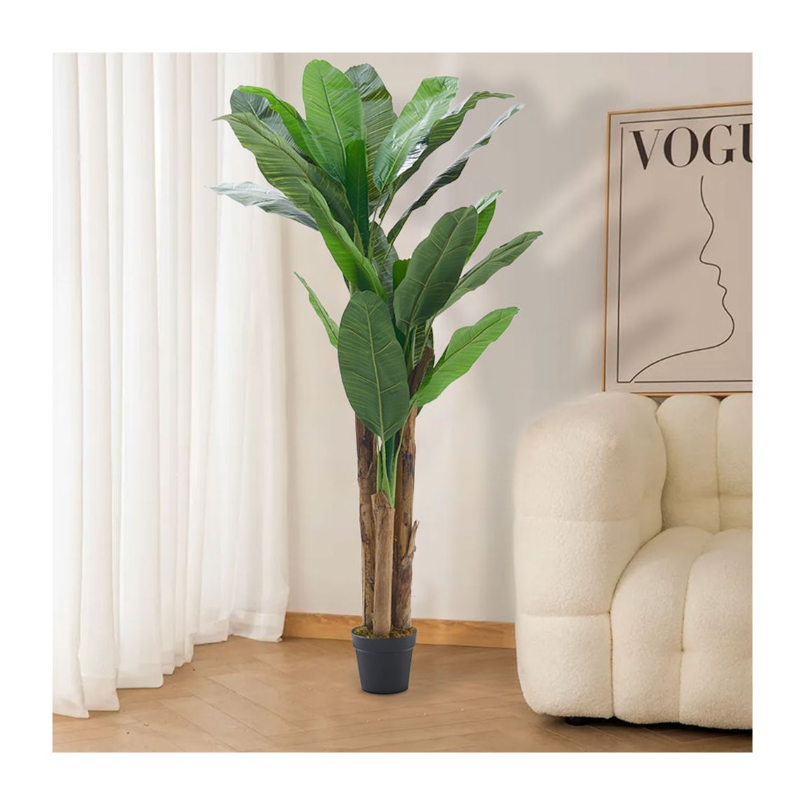 Artificial Banana Tree 1.8M main product photo