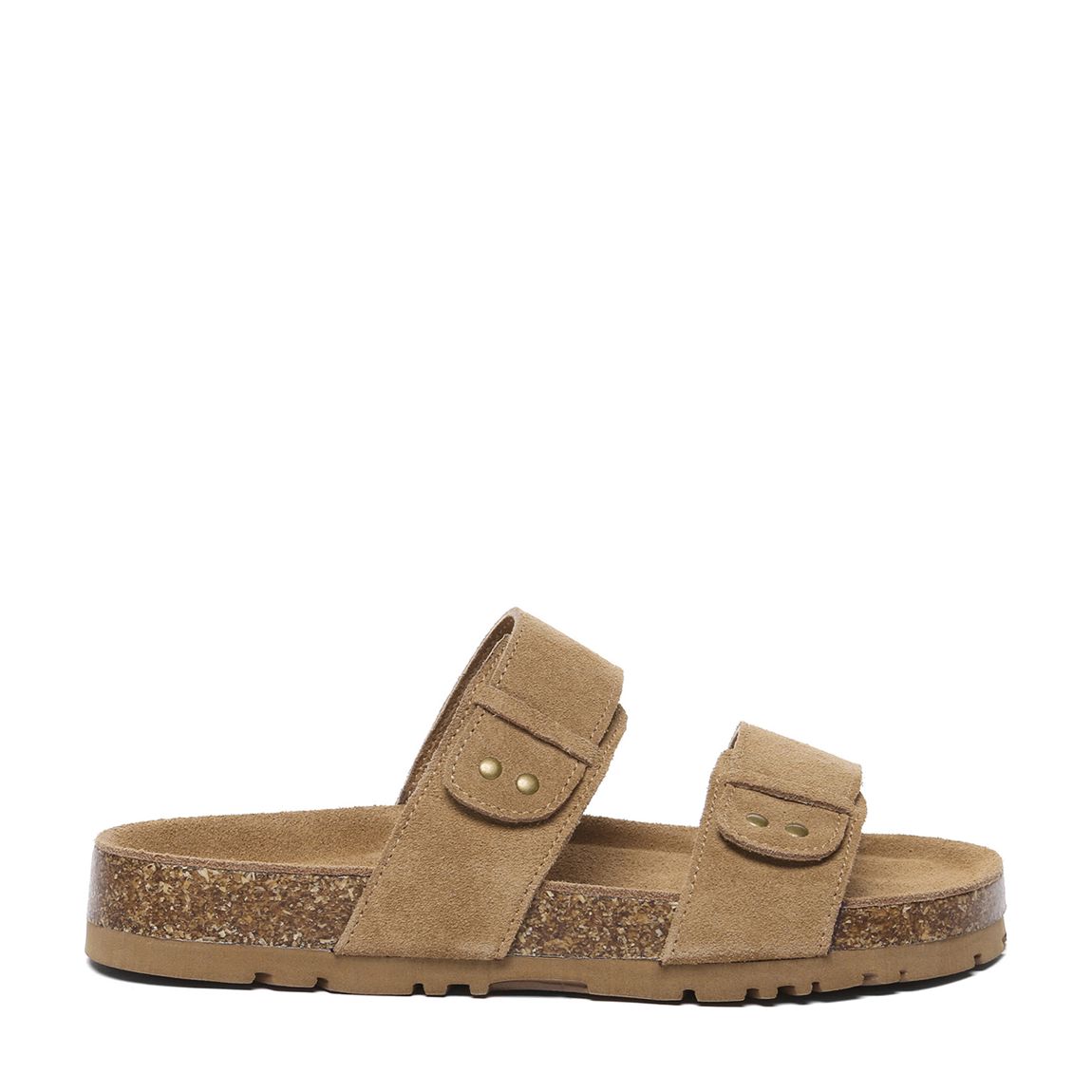 Women's Chestnut Scarlet Suede Sandals main product photo
