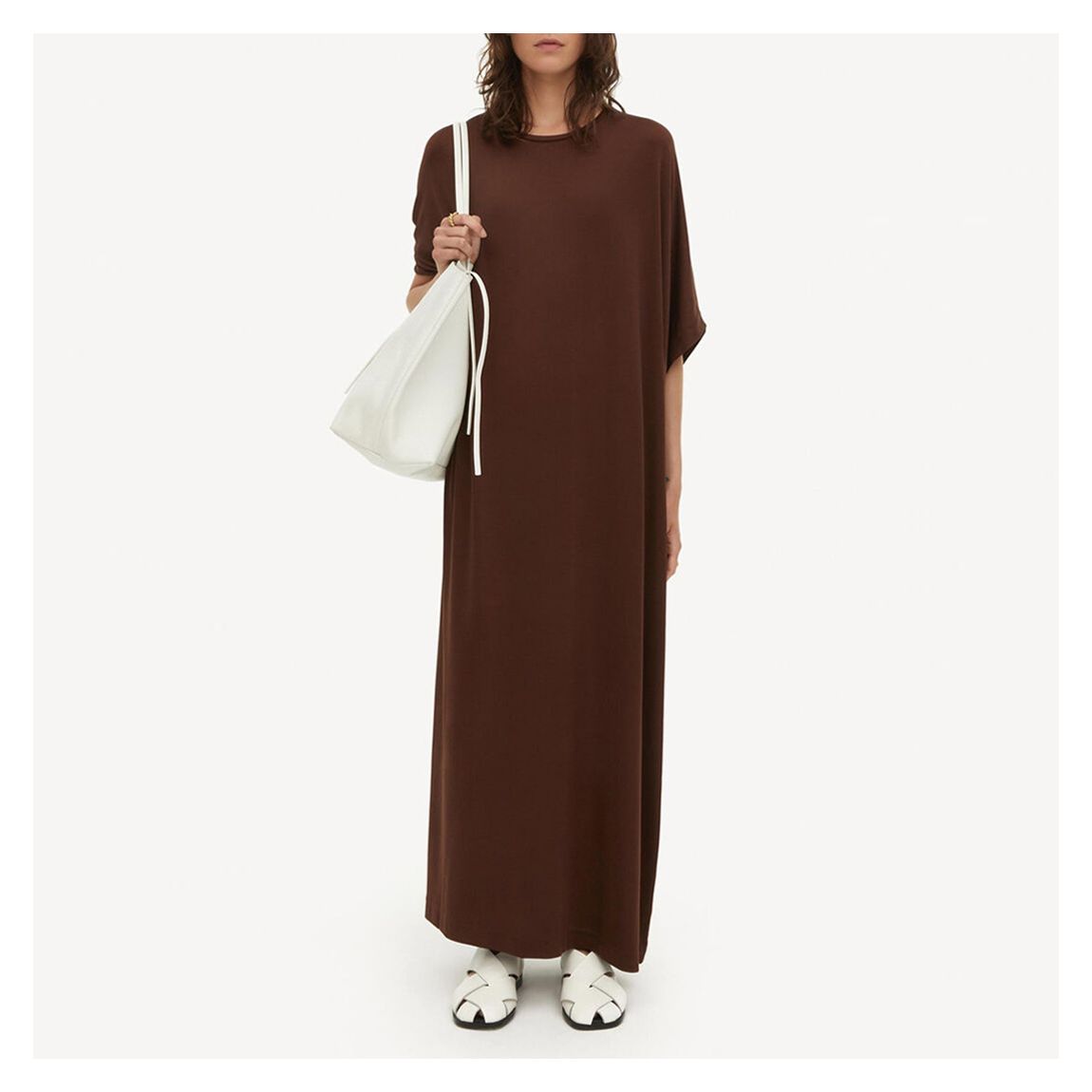 Brown Nelise Maxi Dress main product photo