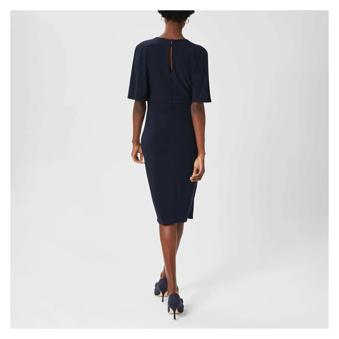 Navy Coralie Midi Dress main product photo