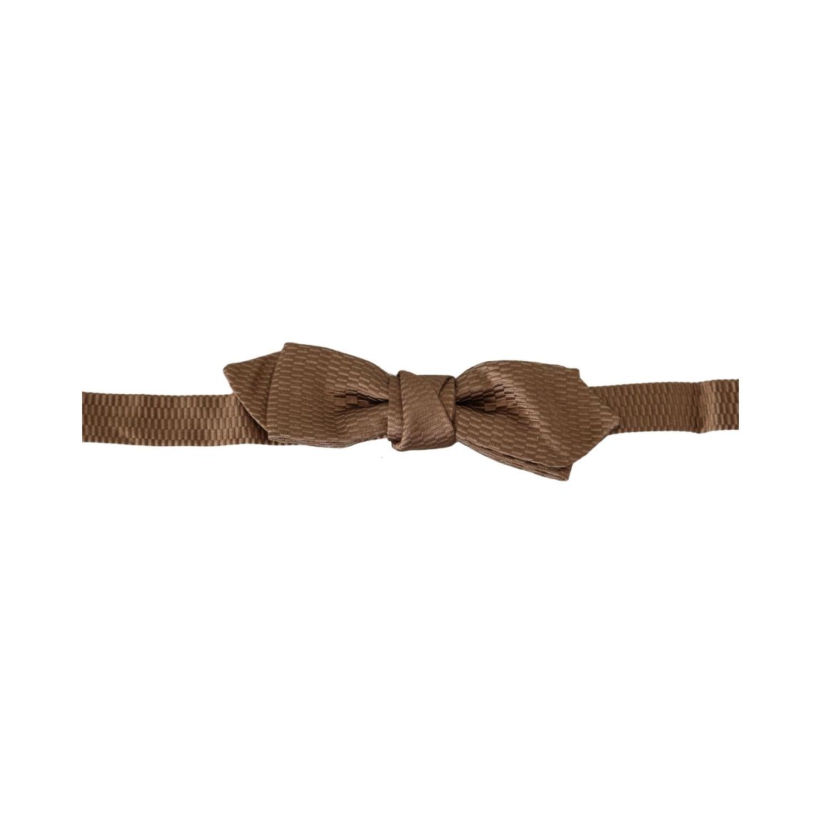 Dolce Gabbana Bow Tie Brown Silk Ties main product photo