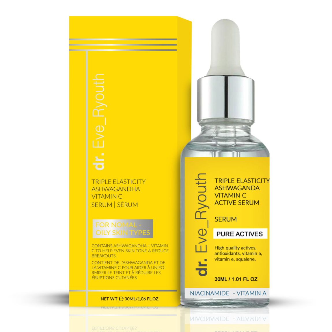 Triple Elasticity Ashwaganda Vitamin C Powerful Active Serum 30ml main product photo