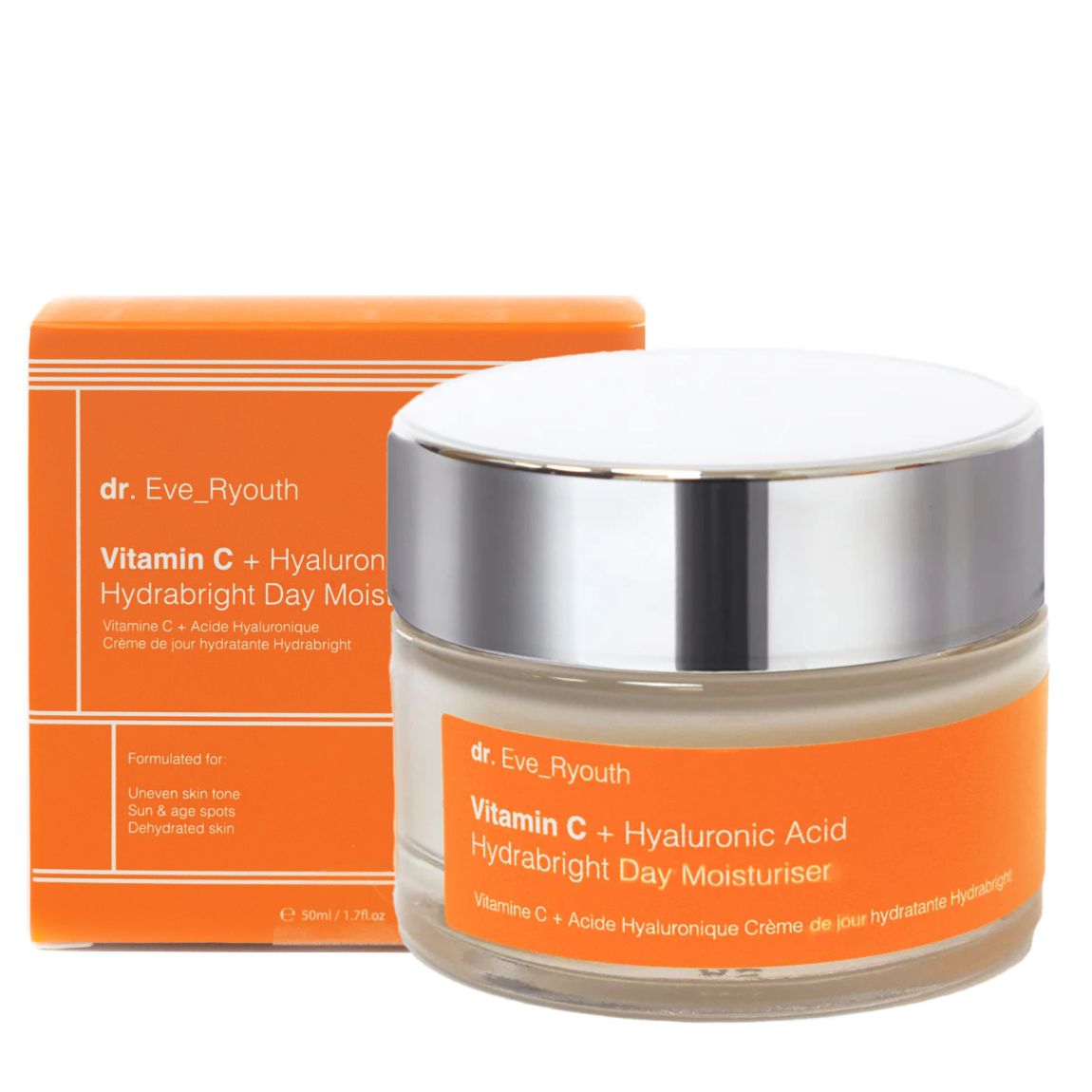 Vitamin C + Hyaluronic Acid Hydrabright Day Moisturiser 50ml main product photo