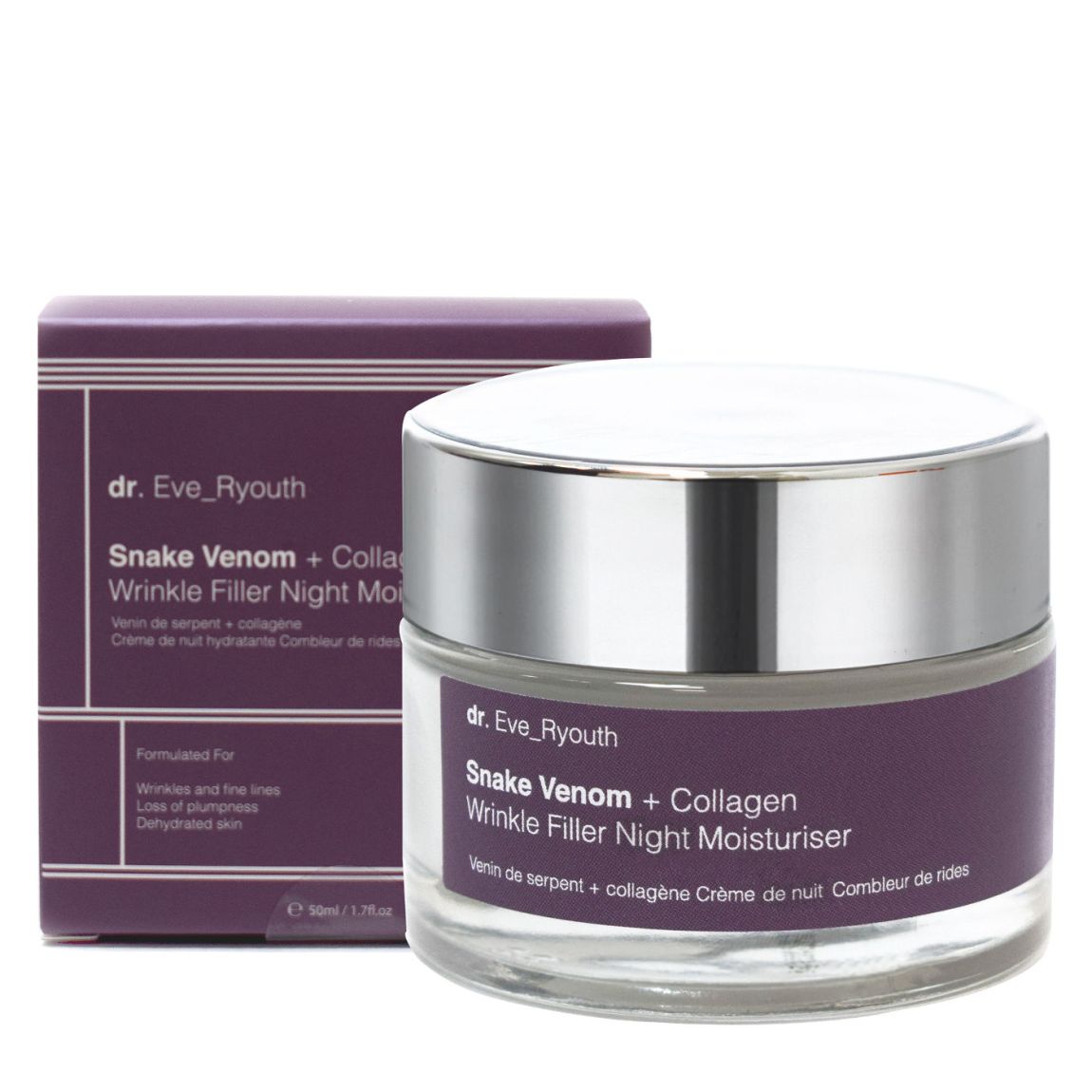 Snake Venom + Collagen Wrinkle Filler Night Moisturiser 50ml main product photo