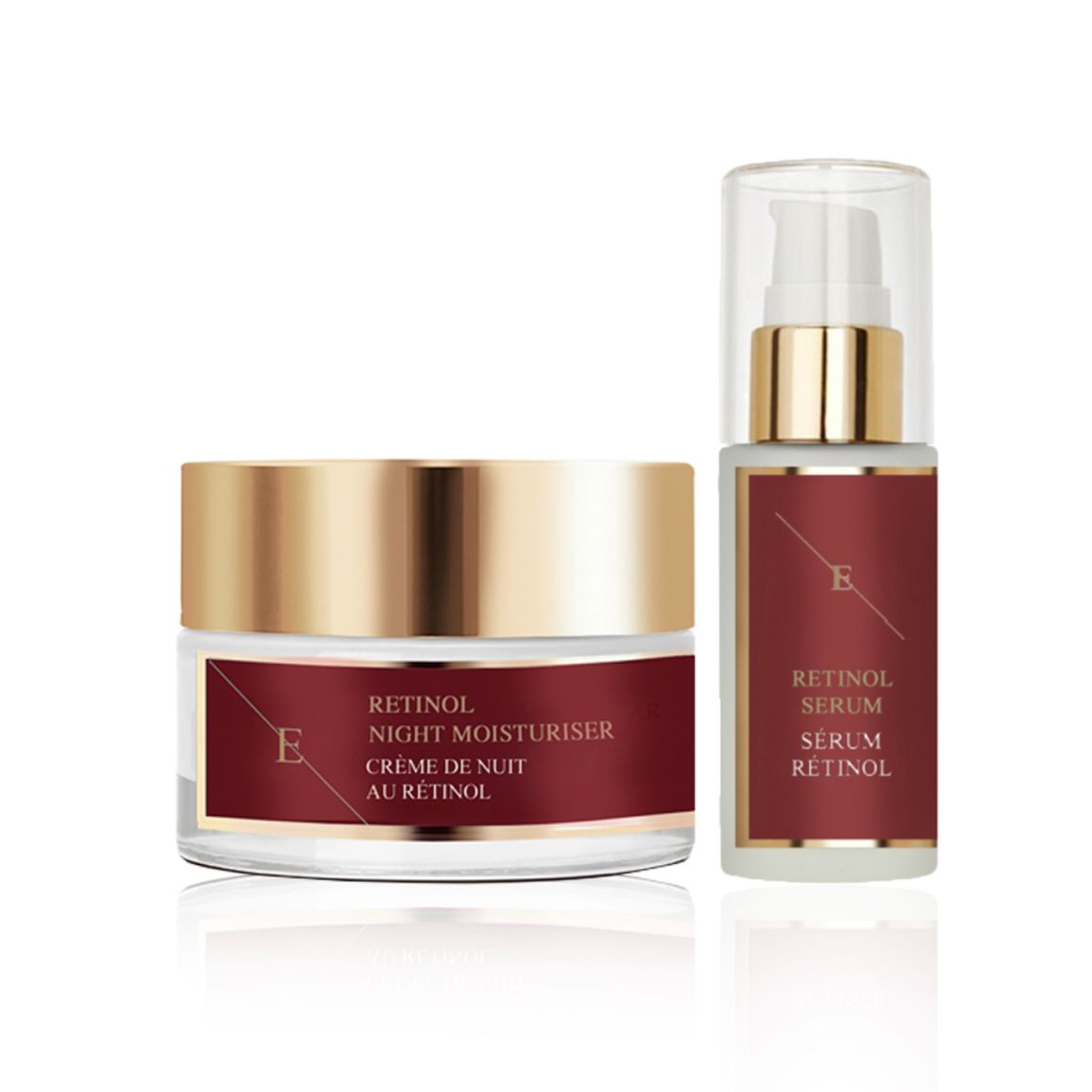 RETINOL SERUM 30ML + RETINOL NIGHT MOISTURISER 50ML main product photo