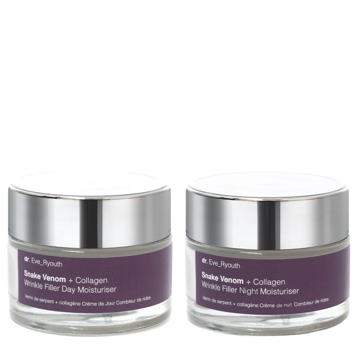 Snake Venom + Collagen Wrinkle Filler Day Moisturizer 50ml + Night Moisturizer 50ml main product photo