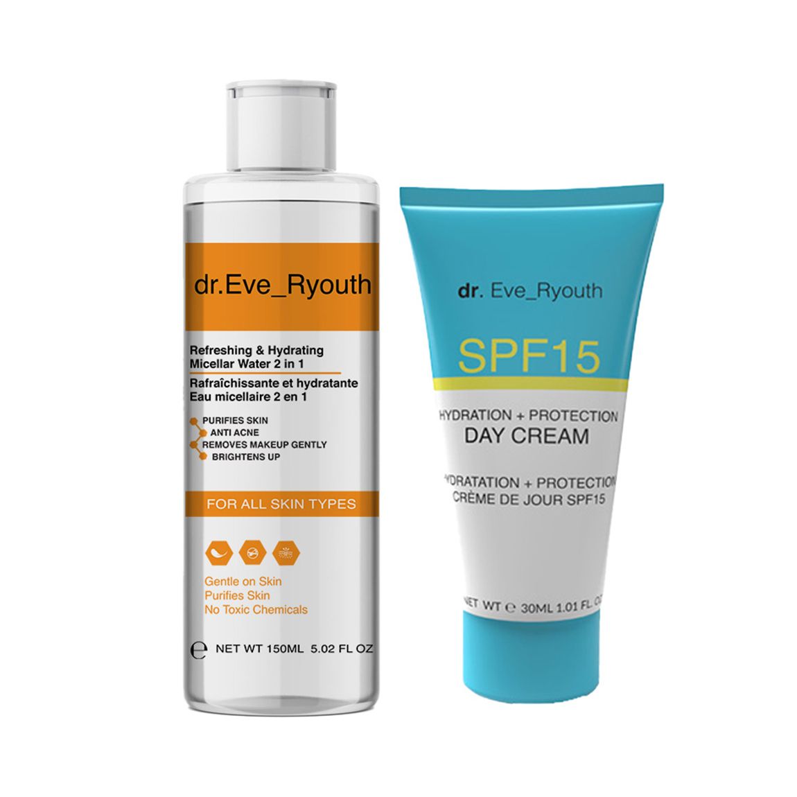 Refreshing and Hydrating Micellar Water 2 in 1 150ML+ Vitamin E and Peppermint Lip Plumps 8ml main product photo