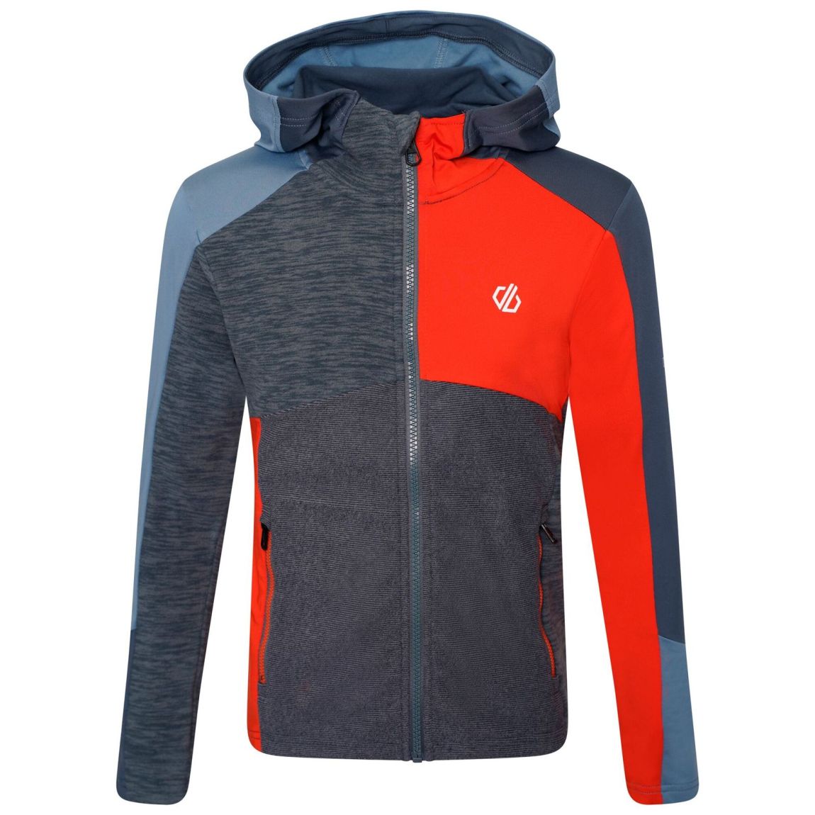 Full Zip Hoodie Hero Polyester Bluestone/Orion Grey main product photo