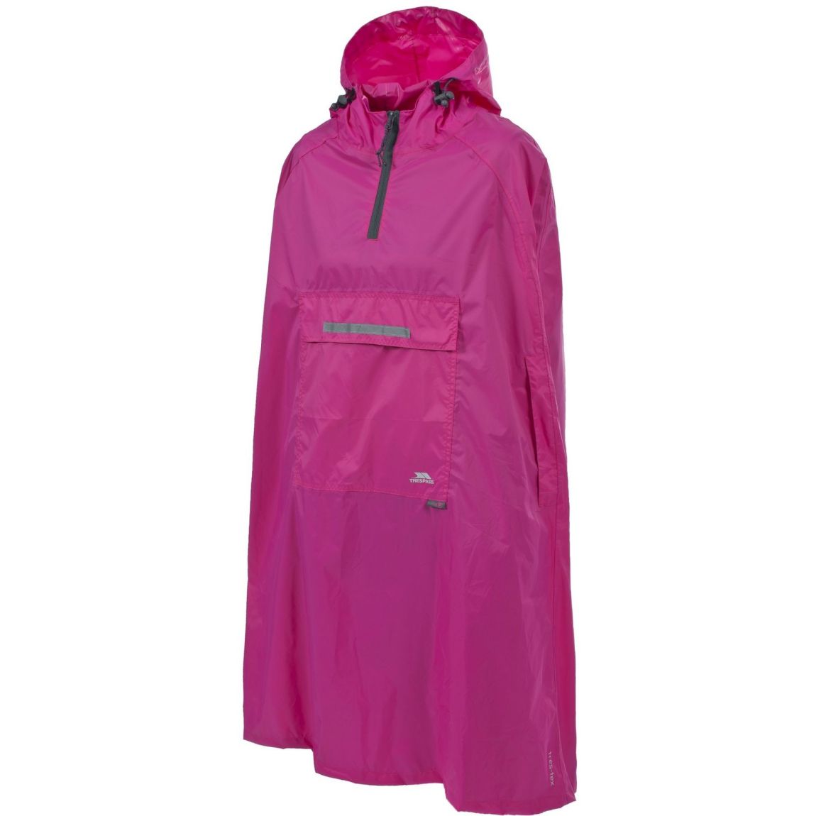 Qikpac Unisex Hooded Waterproof Packaway Poncho Sasparilla main product photo