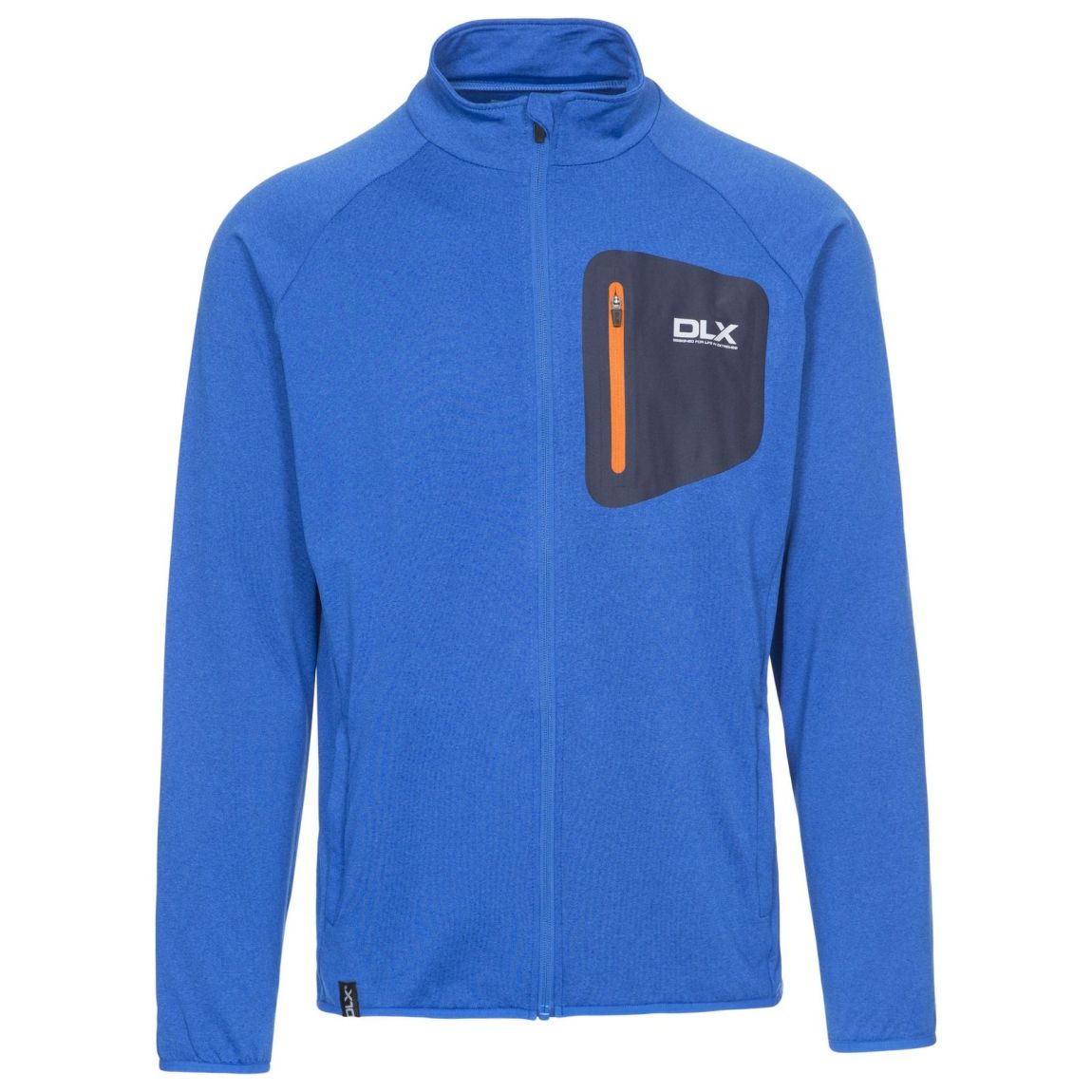 Mens Colson Full Zip Active Top Blue Marl main product photo