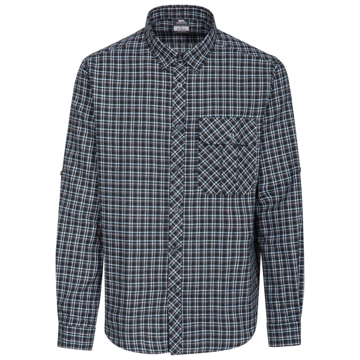Mens Snyper Check Shirt Blue Check main product photo